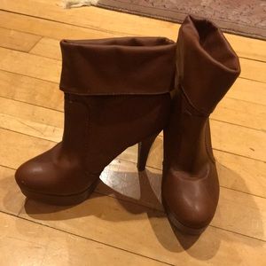 Forever 21 Faux Leather Booties